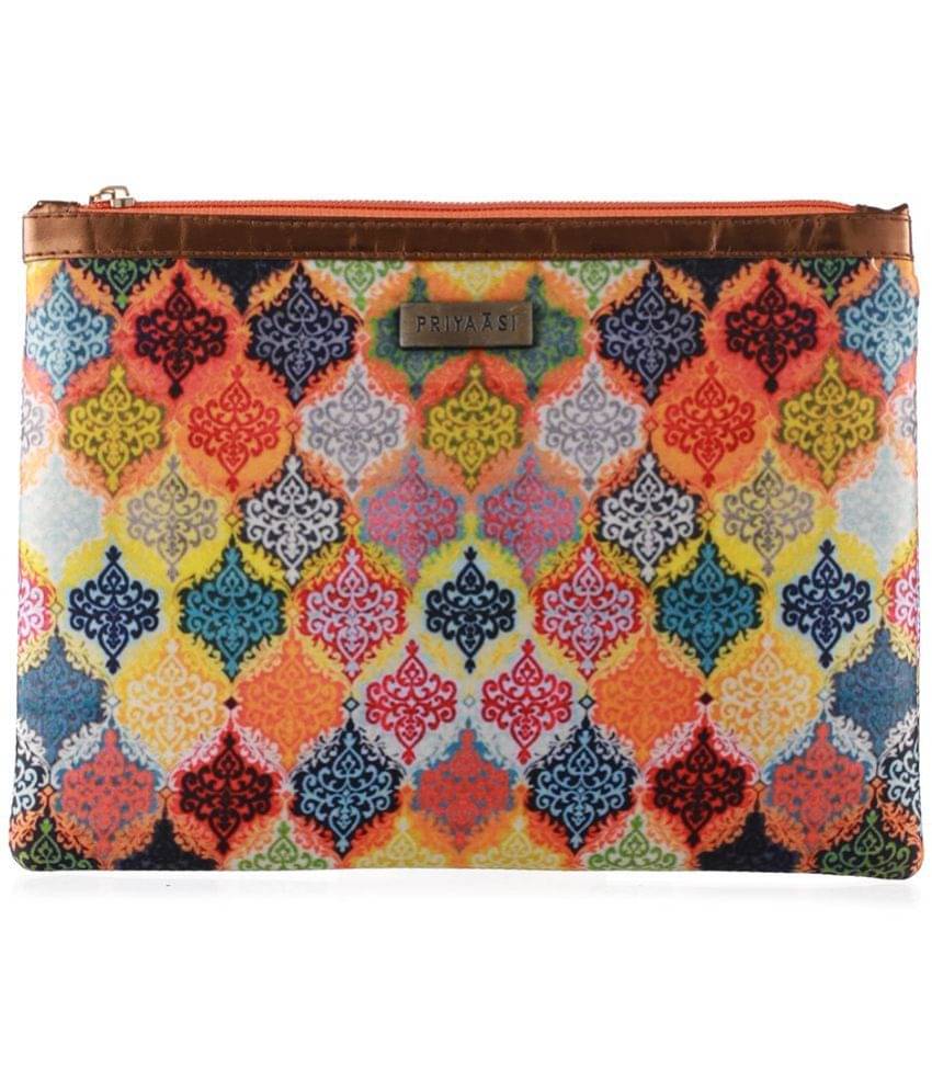     			Priyassi Multicolor Fabric Handheld