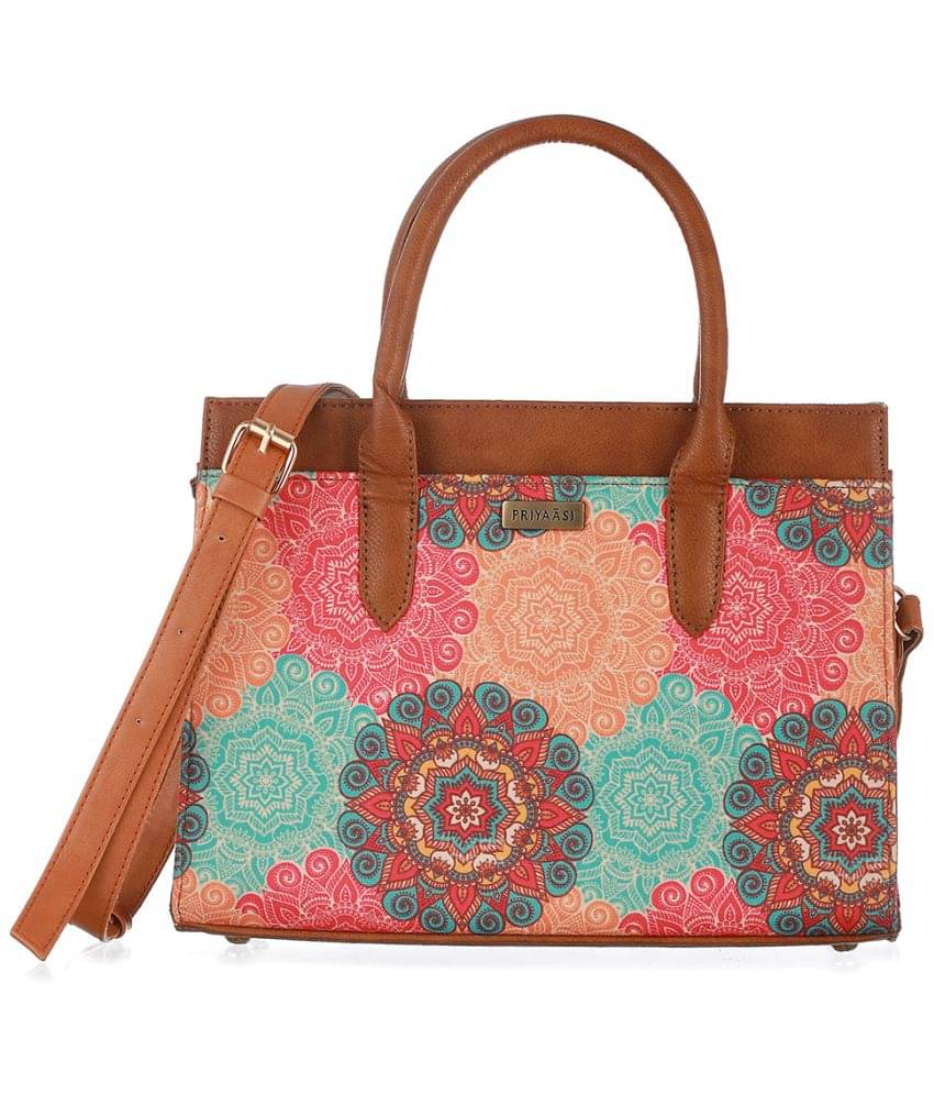    			Priyassi Multicolor PU Shoulder Bag