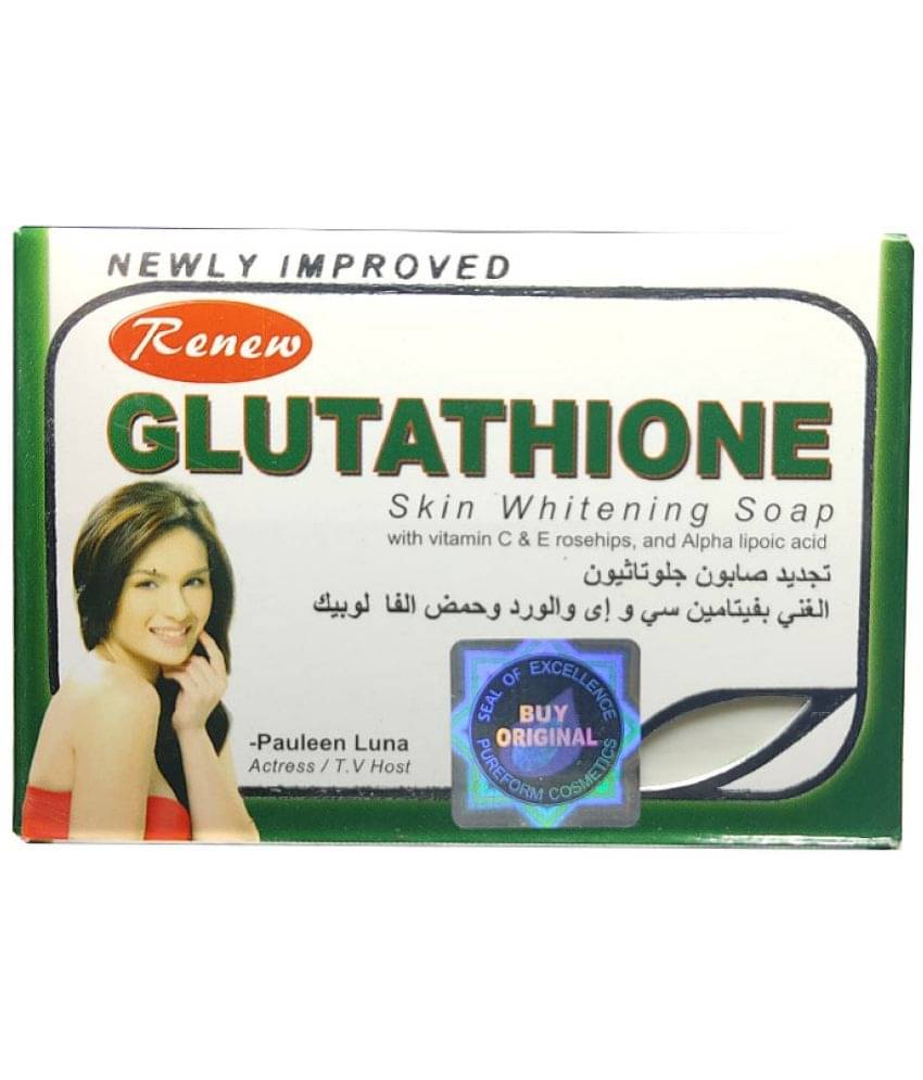 Renew Glutathione Skin Whitening Soap for All Skin Type ( Pack of 1 ) Renew Glutathione Skin Whitening Soap for All Skin Type ( Pack of 1 )