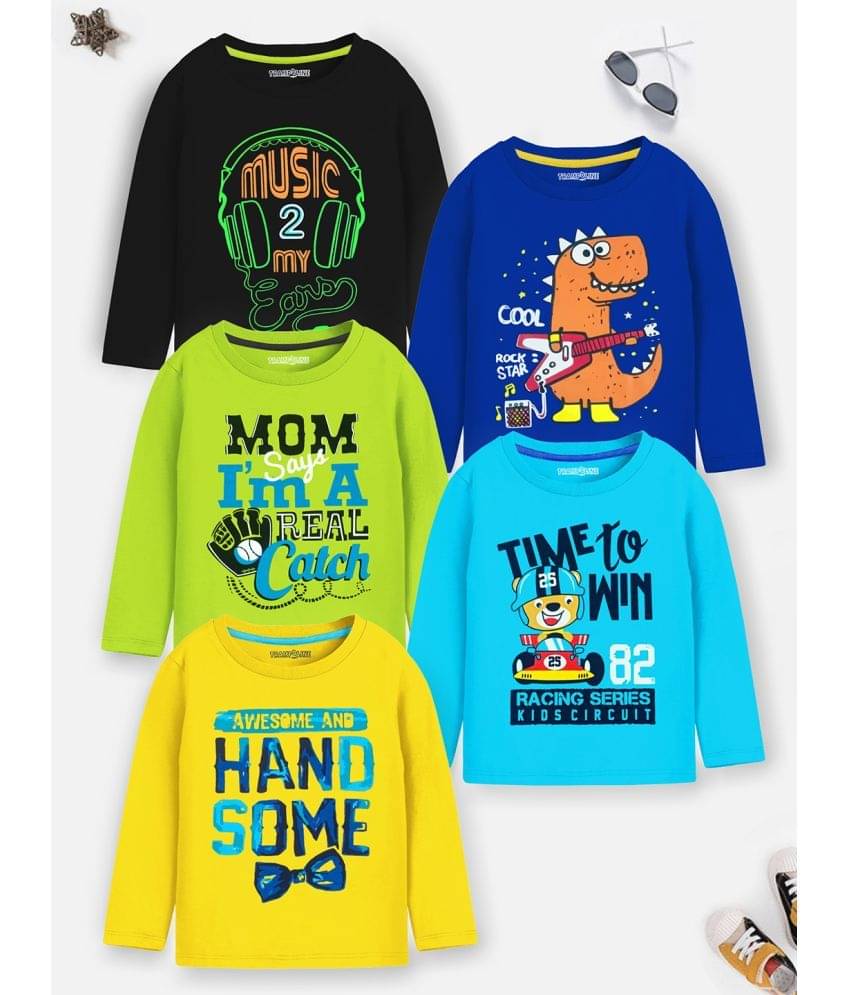     			Trampoline Pack of 1 Boys Cotton Blend T-Shirt ( Multicolor1 )