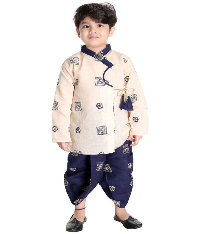 s muktar garments Pack of 1 Boys Cotton Blend ( Off White )     			s muktar garments Pack of 1 Boys Cotton Blend ( Off White )