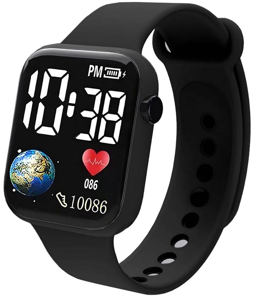    			DECLASSE - Black Dial Digital Boys Watch ( Pack of 1 )