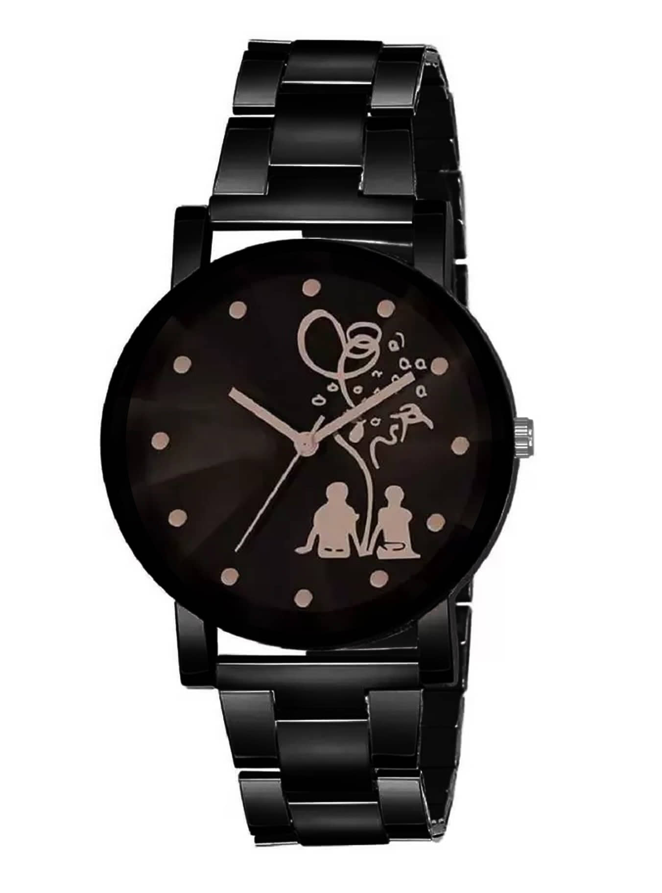 DECLASSE Black Metal Analog Womens Watch