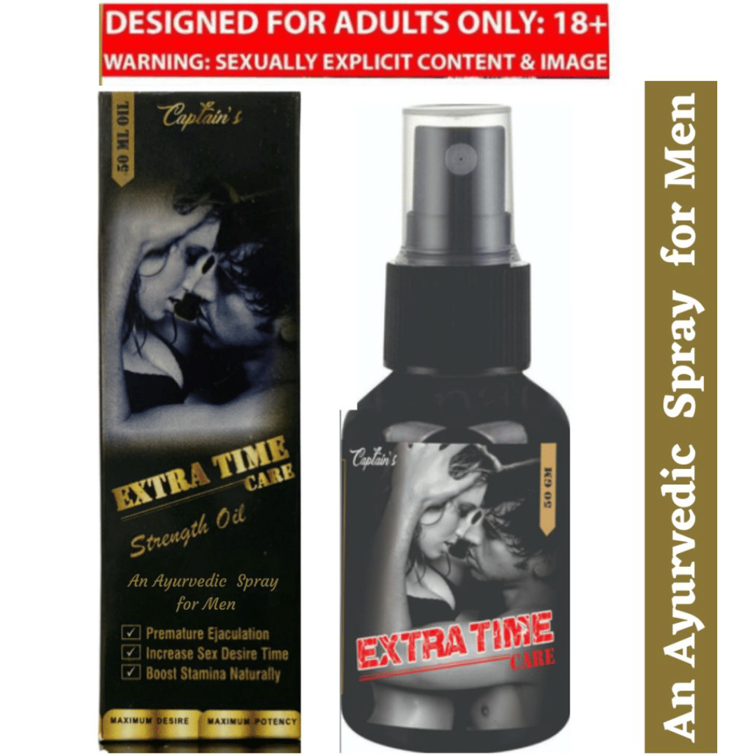     			Extra Time care Spray for men-Stamina, Errecction-Harder, long time deny spray for men 50 Ml pack