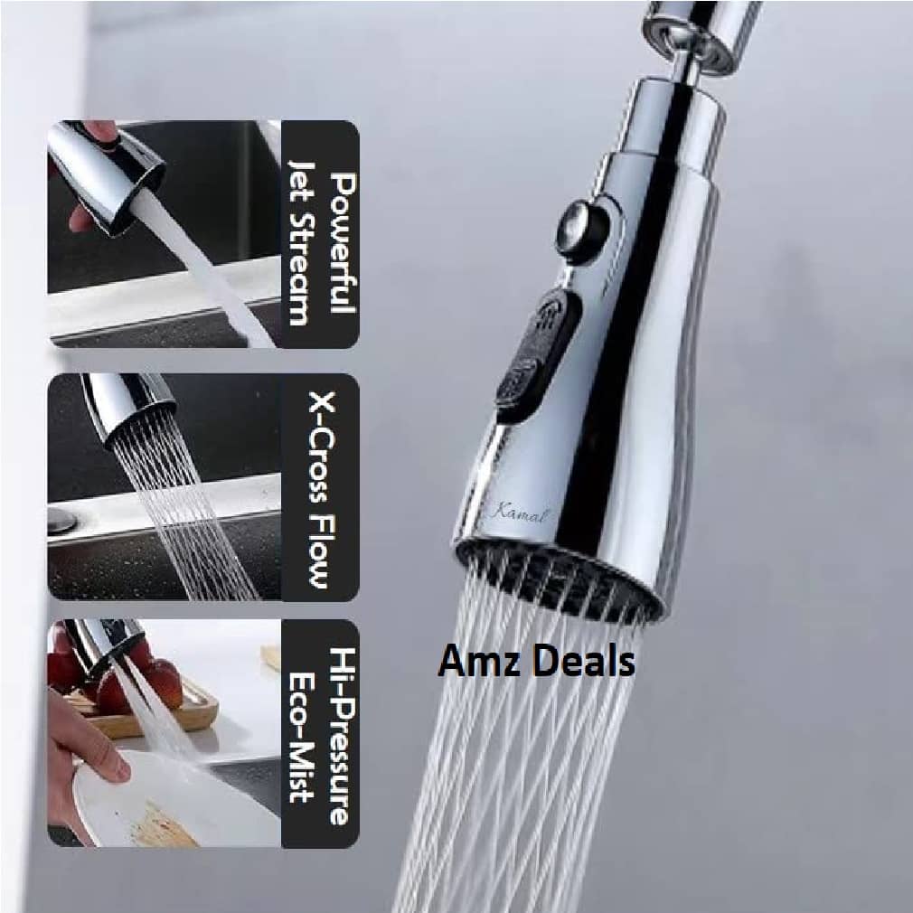Gatih Faucet Acrylic Health Faucet (Water Sprayer)