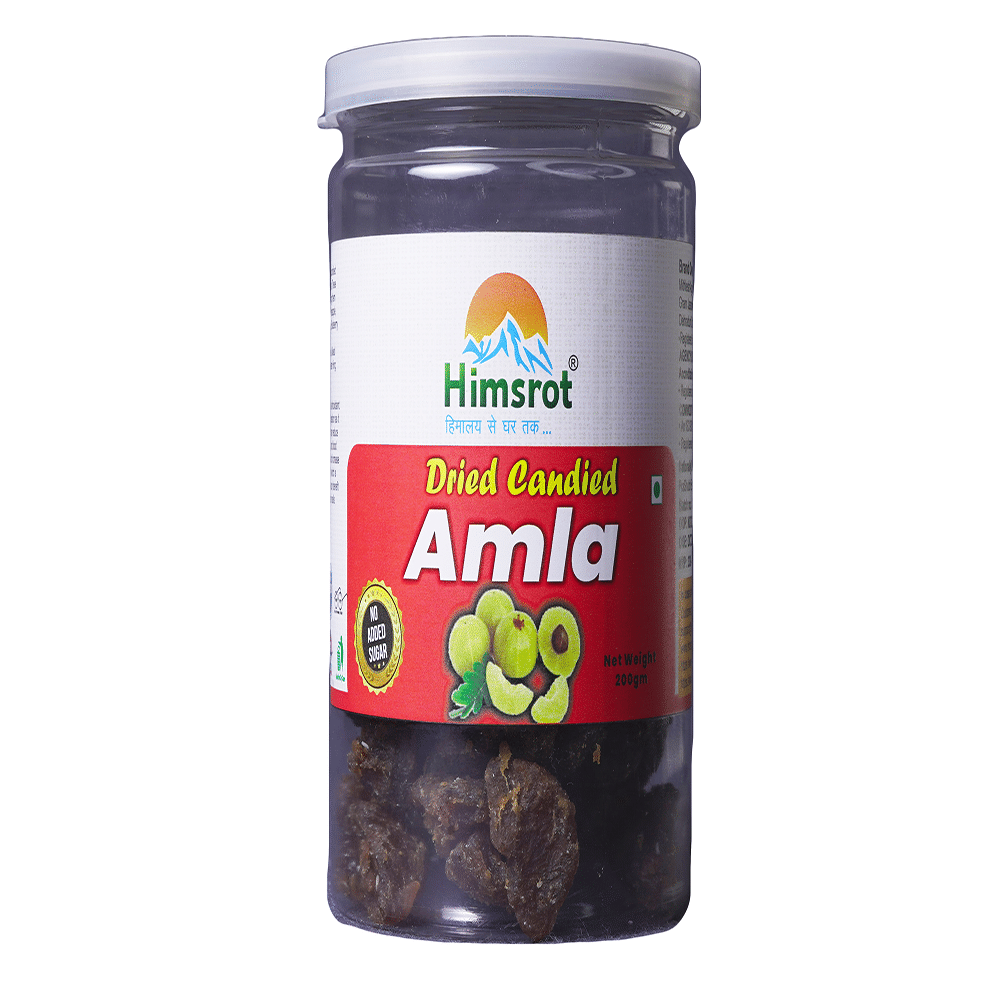 Himsrot No Added Sugar Amla Candied | Amla Candy | Amla Dry Fruit | Goosberry Dry Fruit | No Sugar Goosberry Candy - 200 g Himsrot No Added Sugar Amla Candied | Amla Candy | Amla Dry Fruit | Goosberry Dry Fruit | No Sugar Goosberry Candy - 200 g