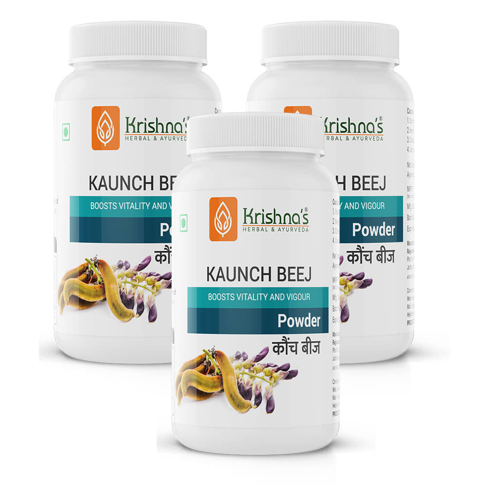    			Krishna's Kaunch Beej Powder, 100 g Pack Of 3