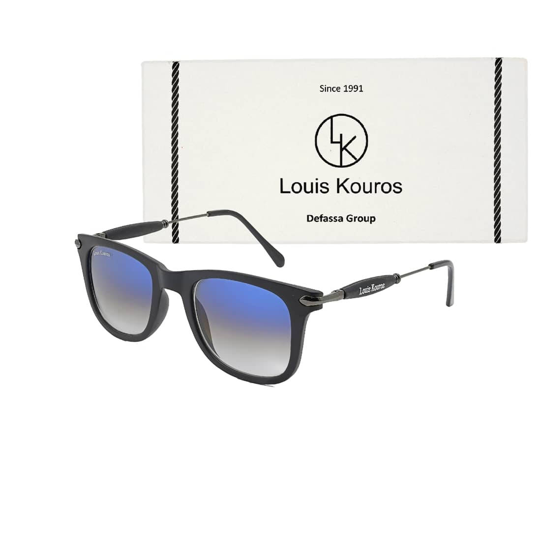 LOUIS KOUROS Black Square Sunglasses ( Pack of 1 ) - Sunglasses | Buy online on ZillyBuy