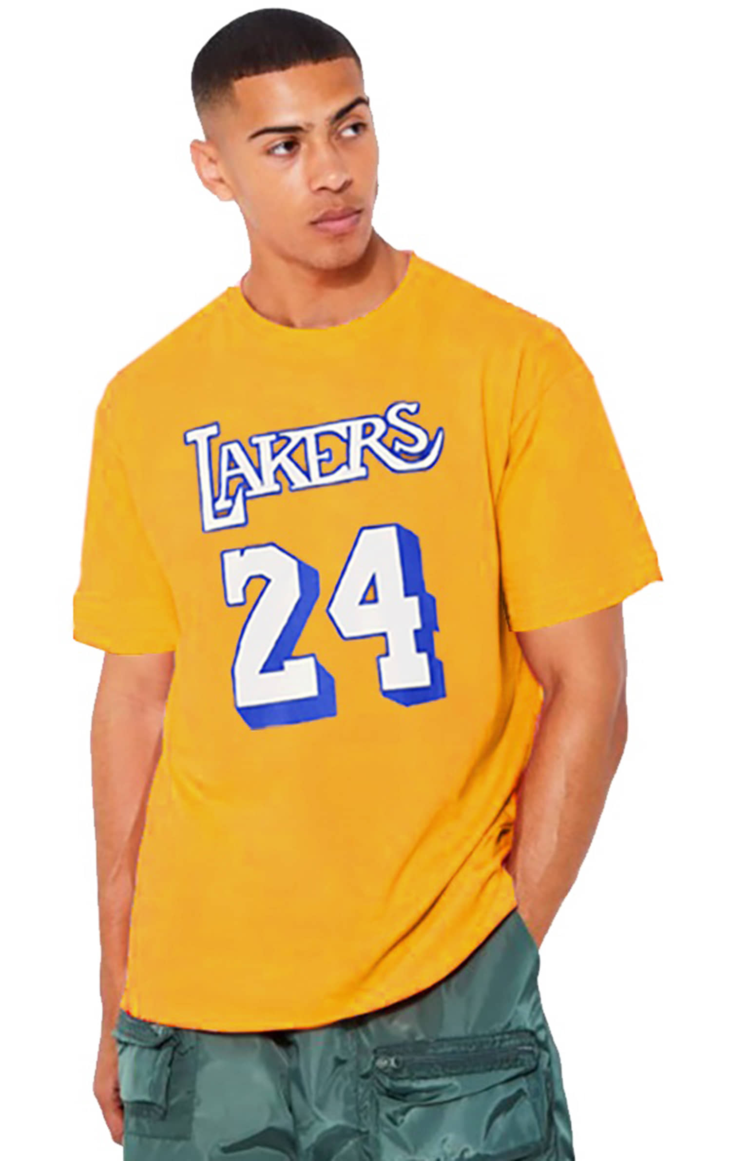 Leotude Pack of 1 Cotton Blend Oversized Fit Men's T-Shirt ( Mustard )