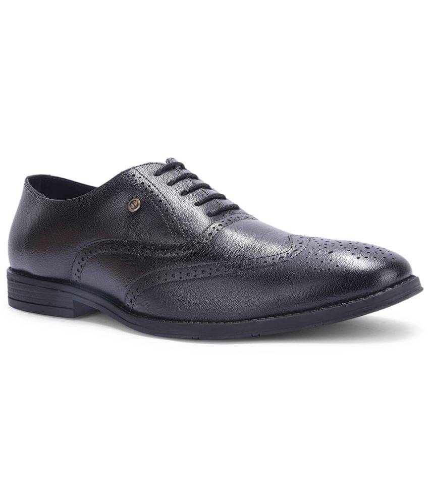     			Liberty Black Men's Brogue Formal Shoes