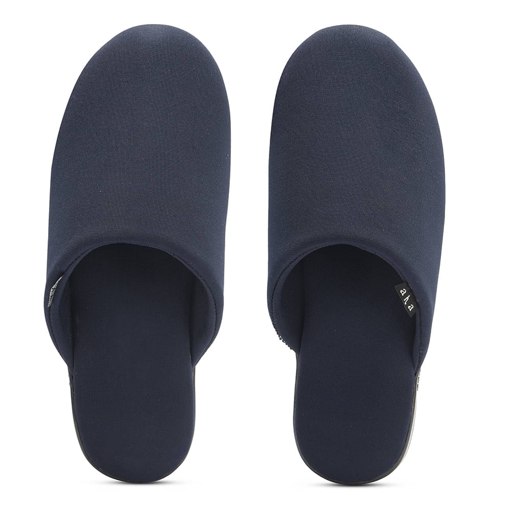     			Liberty Navy Blue Men's Toe covered Flip Flop