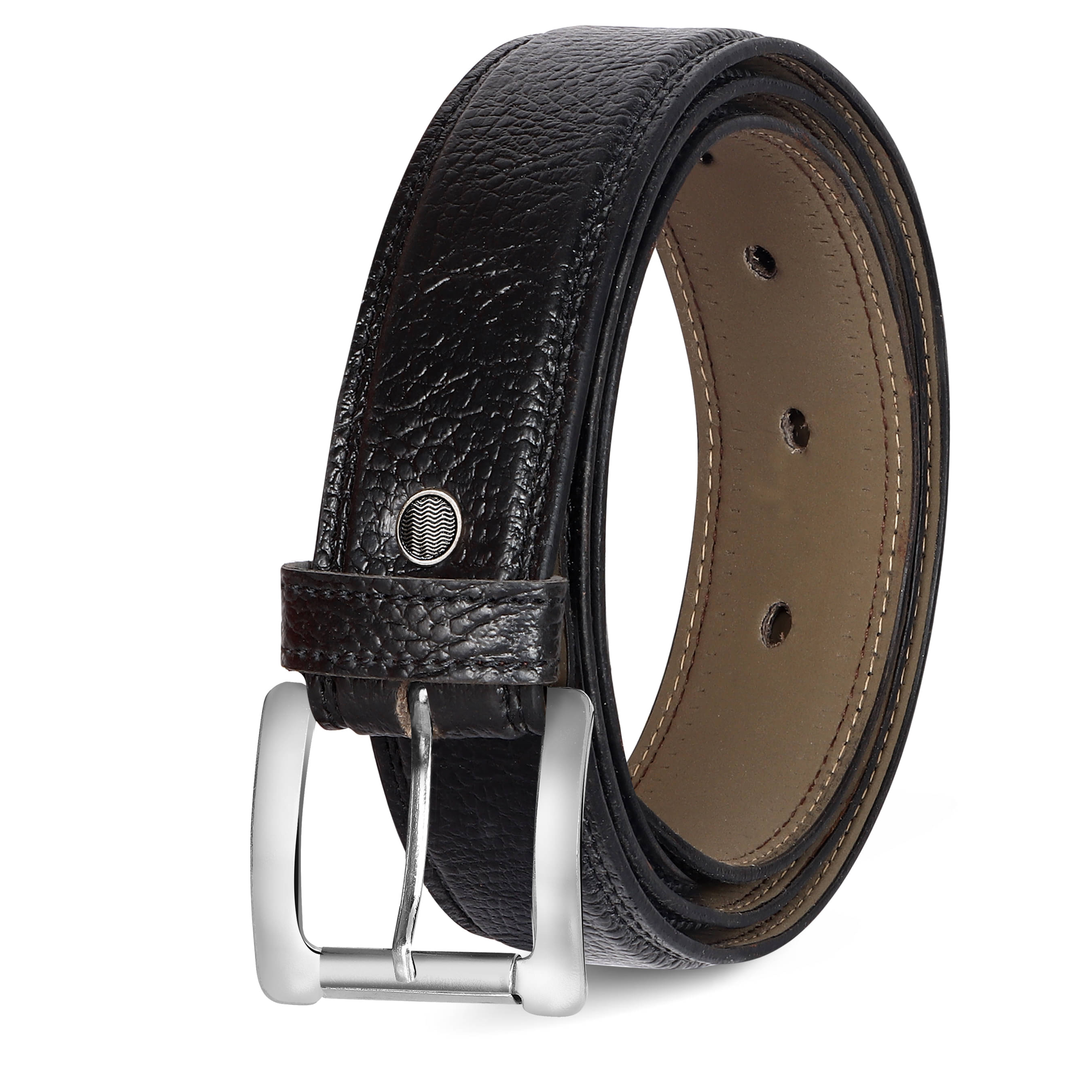     			Lorem - Black Synthetic Men's Formal Belt ( Pack of 1 )