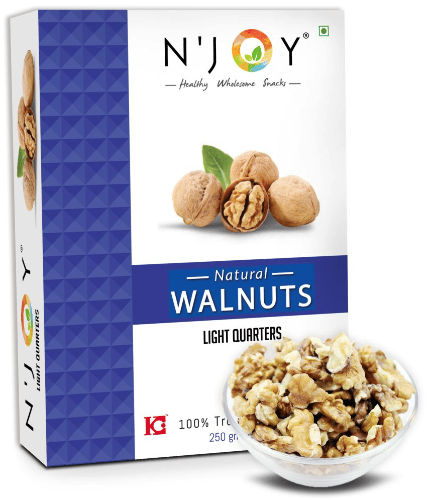     			N'Joy Natural Light Broken Walnuts Kernels (Without Shell), 250g