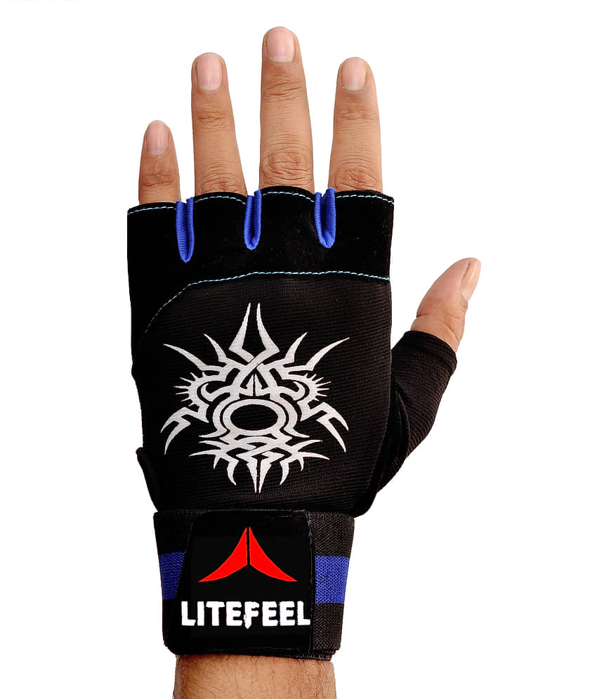 NOSPEX Spider Printed Unisex Polyester Gym Gloves For Professional Fitness Training and Workout With Half-Finger Length - Sports and Fitness Equipment | Buy online on ZillyBuy