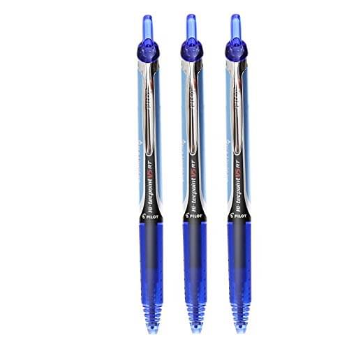 Pilot Hi-Tecpoint V5 RT Blue Pack of 3 Pilot Hi-Tecpoint V5 RT Blue Pack of 3