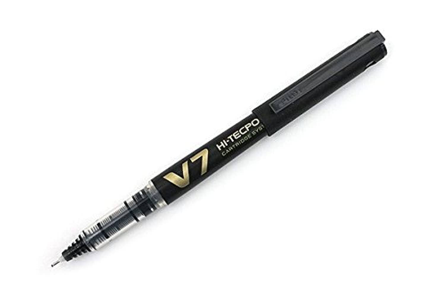 Pilot Hi-Tecpoint V7 Cartridge Pen (Black) Pack of 5