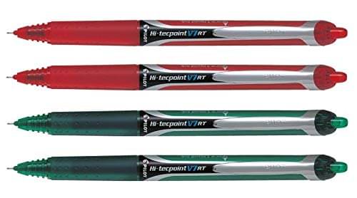 Pilot Hi-Tecpoint V7 RT Green 2 and Red 2 Pilot Hi-Tecpoint V7 RT Green 2 and Red 2