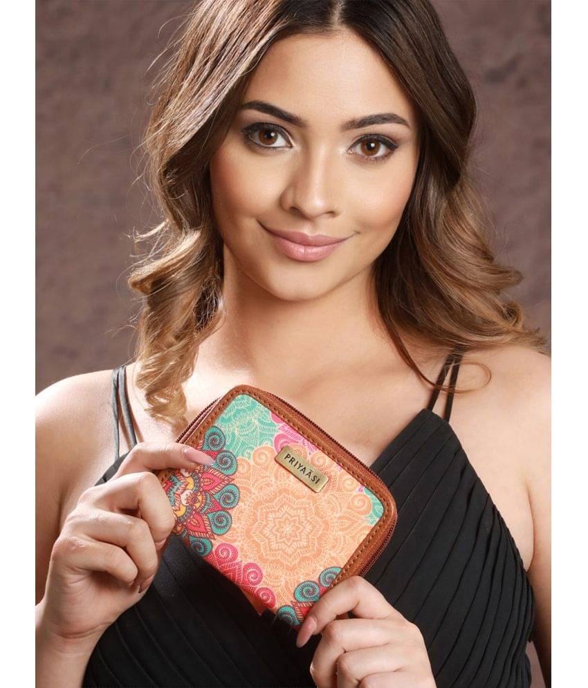     			Priyassi Fabric Multicolor Women's Regular Wallet ( Pack of 1 )