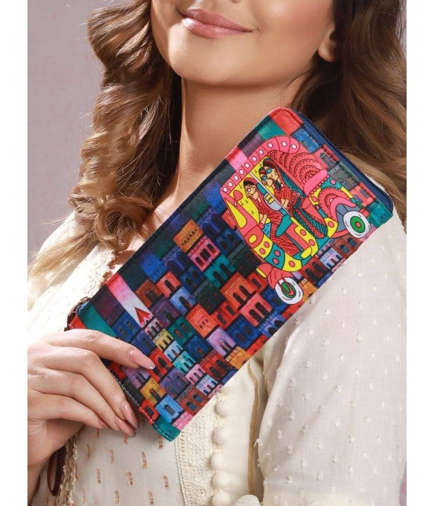     			Priyassi Fabric Multicolor Women's Regular Wallet ( Pack of 1 )