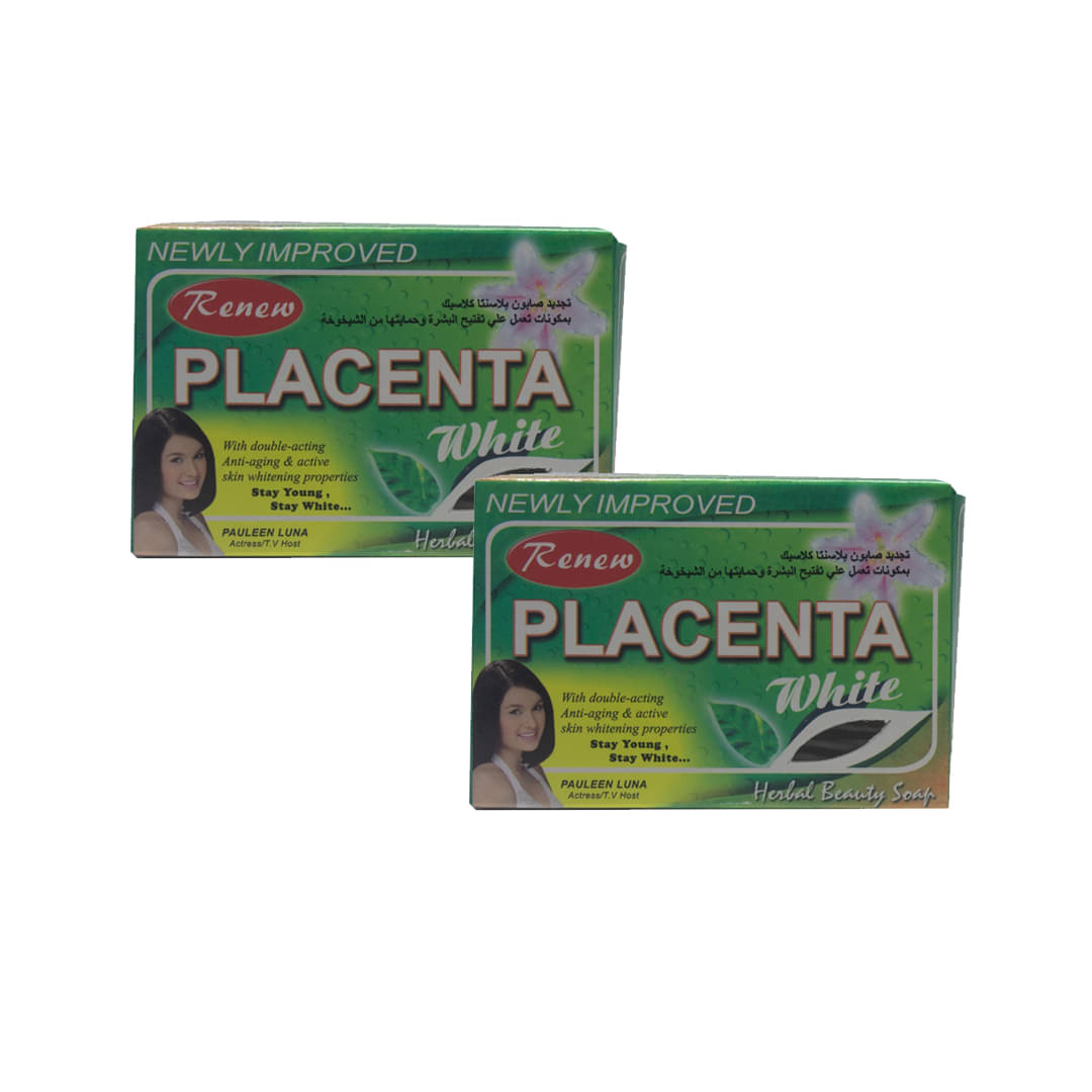 Renew Placenta Moisturizing Soap for All Skin Type ( Pack of 2 ) Renew Placenta Moisturizing Soap for All Skin Type ( Pack of 2 )