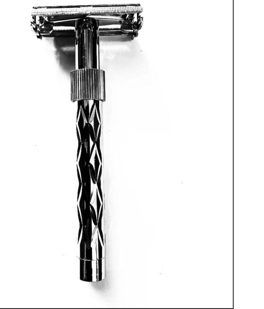     			Romer-7 Viceroy DCX Twist to Open BRASS De safety Razor Safety Razor 1 Blade 1
