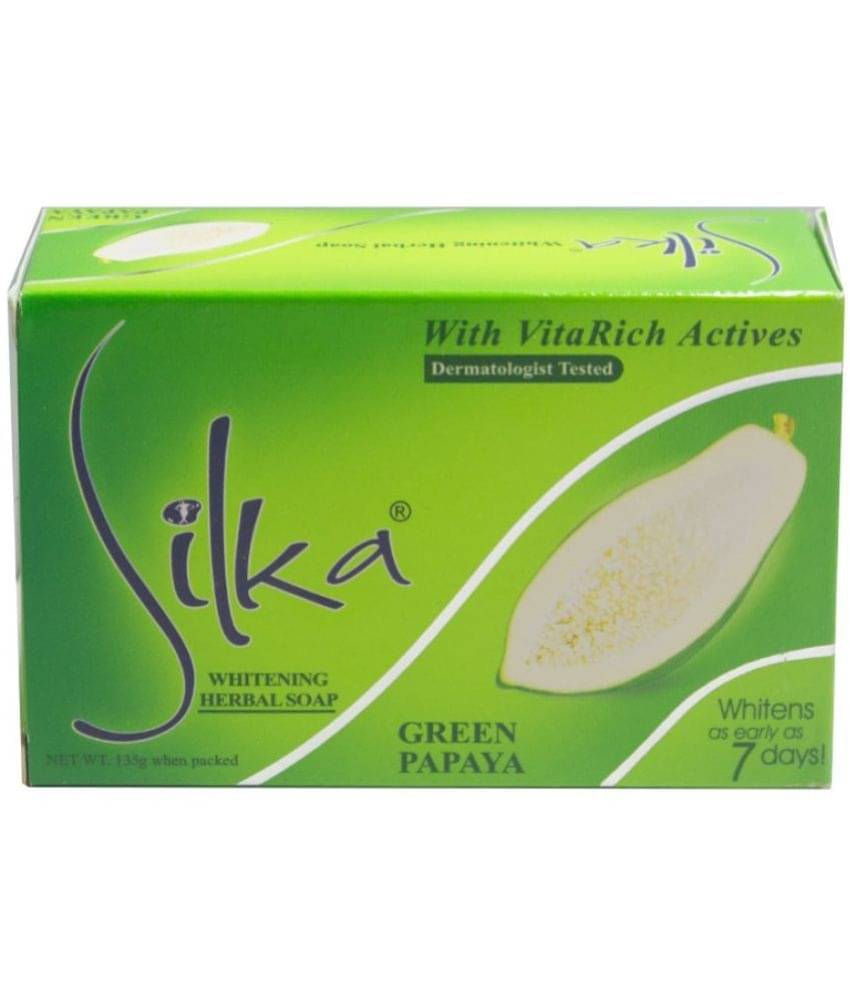     			Silka Skin Whitening Soap for All Skin Type ( Pack of 1 )
