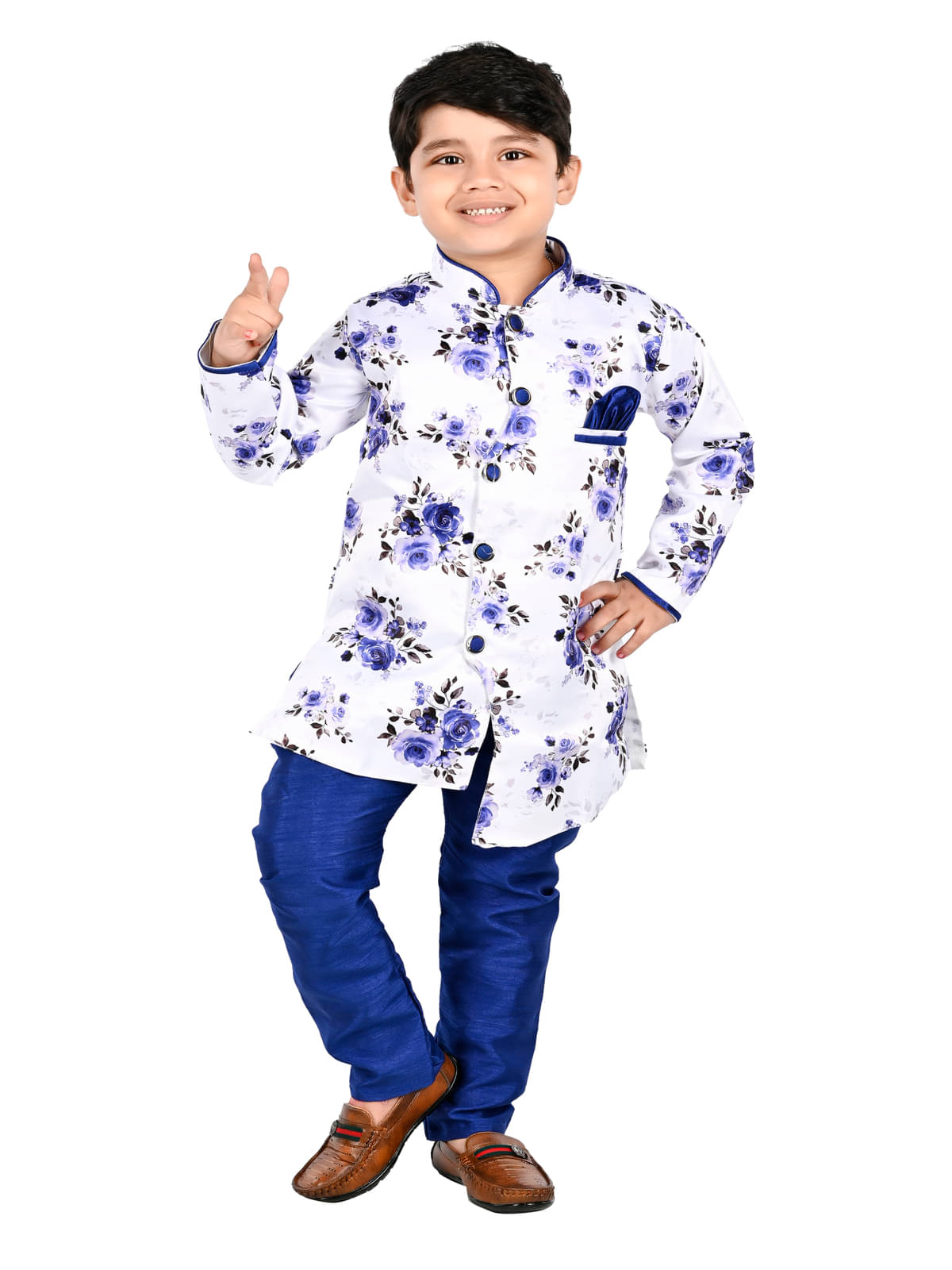 s muktar garments Pack of 1 Boys Cotton Blend ( Blue ) s muktar garments Pack of 1 Boys Cotton Blend ( Blue )