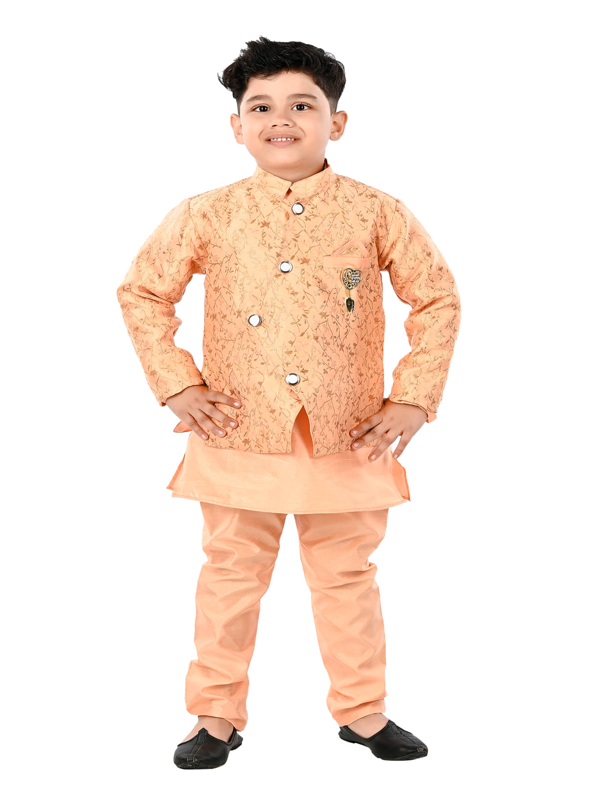 s muktar garments Pack of 1 Boys Cotton Blend ( Orange ) s muktar garments Pack of 1 Boys Cotton Blend ( Orange )
