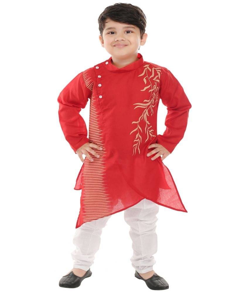 s muktar garments Pack of 1 Boys Cotton ( Red ) s muktar garments Pack of 1 Boys Cotton ( Red )
