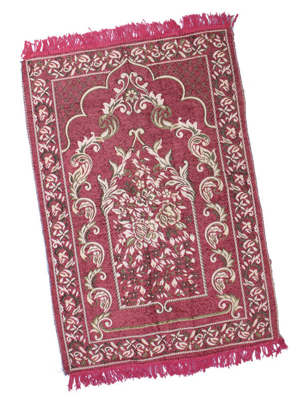 ADIRNY Pink Single Regular Cotton Prayer Mat ( 110 X 70 cm ) ADIRNY Pink Single Regular Cotton Prayer Mat ( 110 X 70 cm )