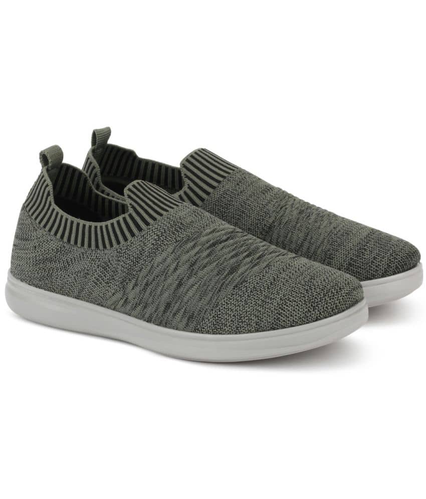Aqualite Green Men's Slip-on Shoes - Casual Shoes | Buy online on ZillyBuy