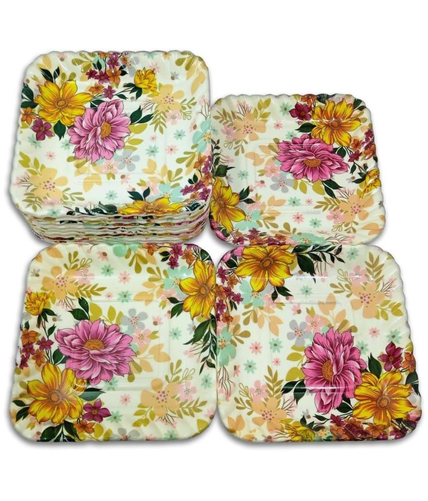     			Inpro 12 Pcs Melamine Multi Color Quarter Plate