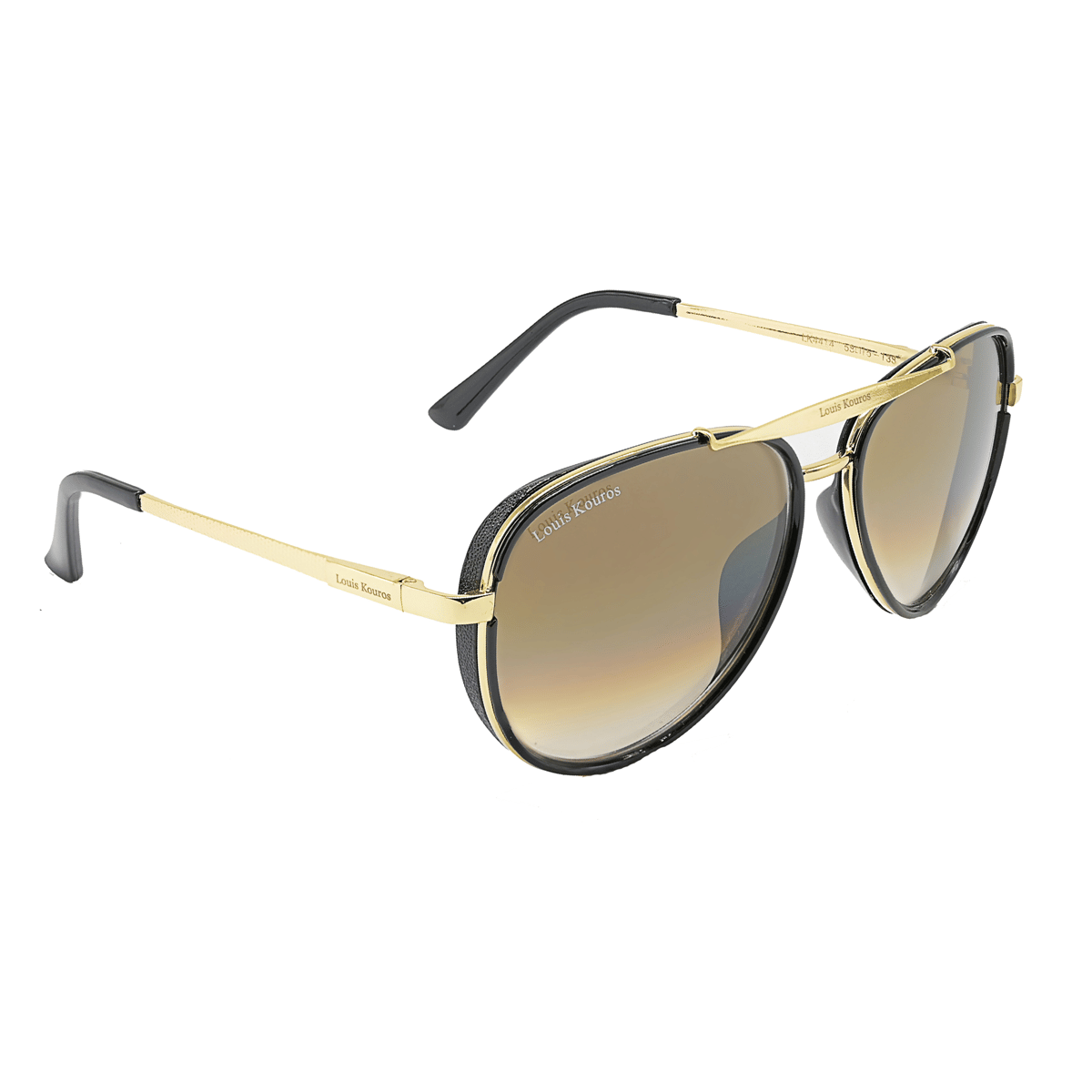 LOUIS KOUROS Black Pilot Sunglasses ( Pack of 1 ) - Sunglasses | Buy online on ZillyBuy