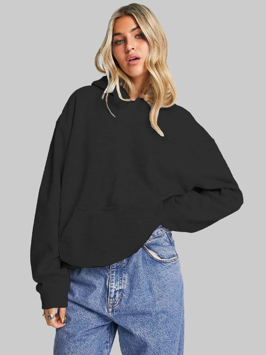 Leotude Fleece Women's Hooded Sweatshirt ( Maroon )