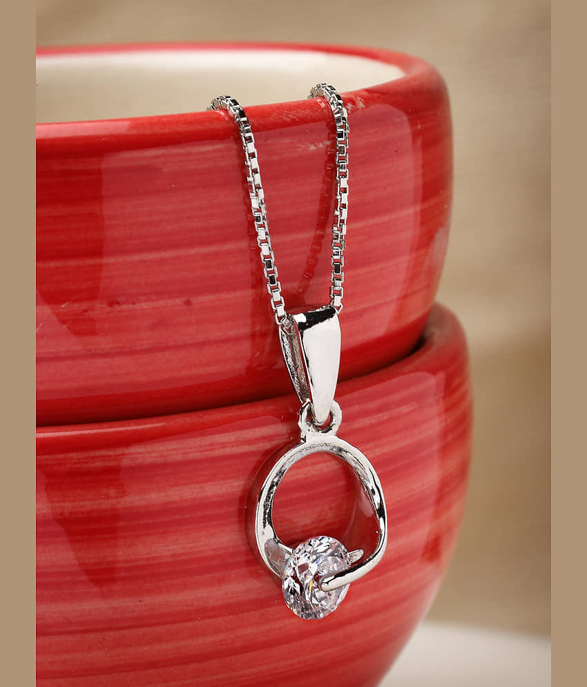 Pissara by Sukkhi 925 Sterling Silver Sterling Silver Pendant & Sets - Jewellery Sets | Buy online on ZillyBuy