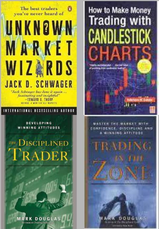 Unknown Market Wizards + The Disciplined Trader + How to Make Money Trading with Candlestick Charts + Trading In The Zone - Stationery | Buy online on ZillyBuy