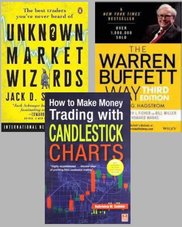Unknown Market Wizards + The warren buffett way + How to Make Money Trading with Candlestick Charts Unknown Market Wizards + The warren buffett way + How to Make Money Trading with Candlestick Charts