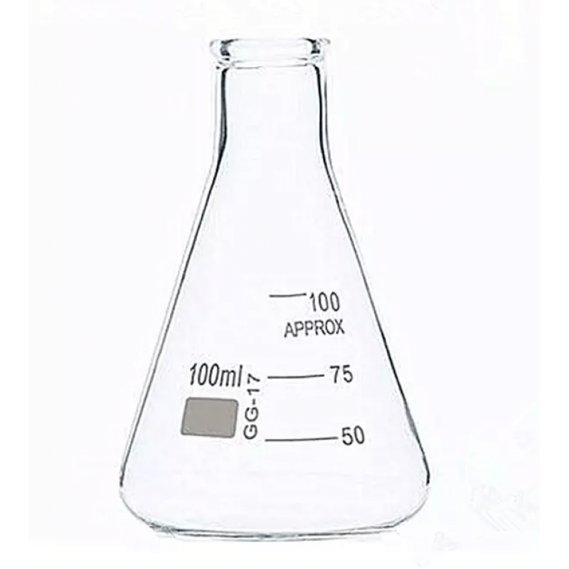     			glass conical flask 100-ml