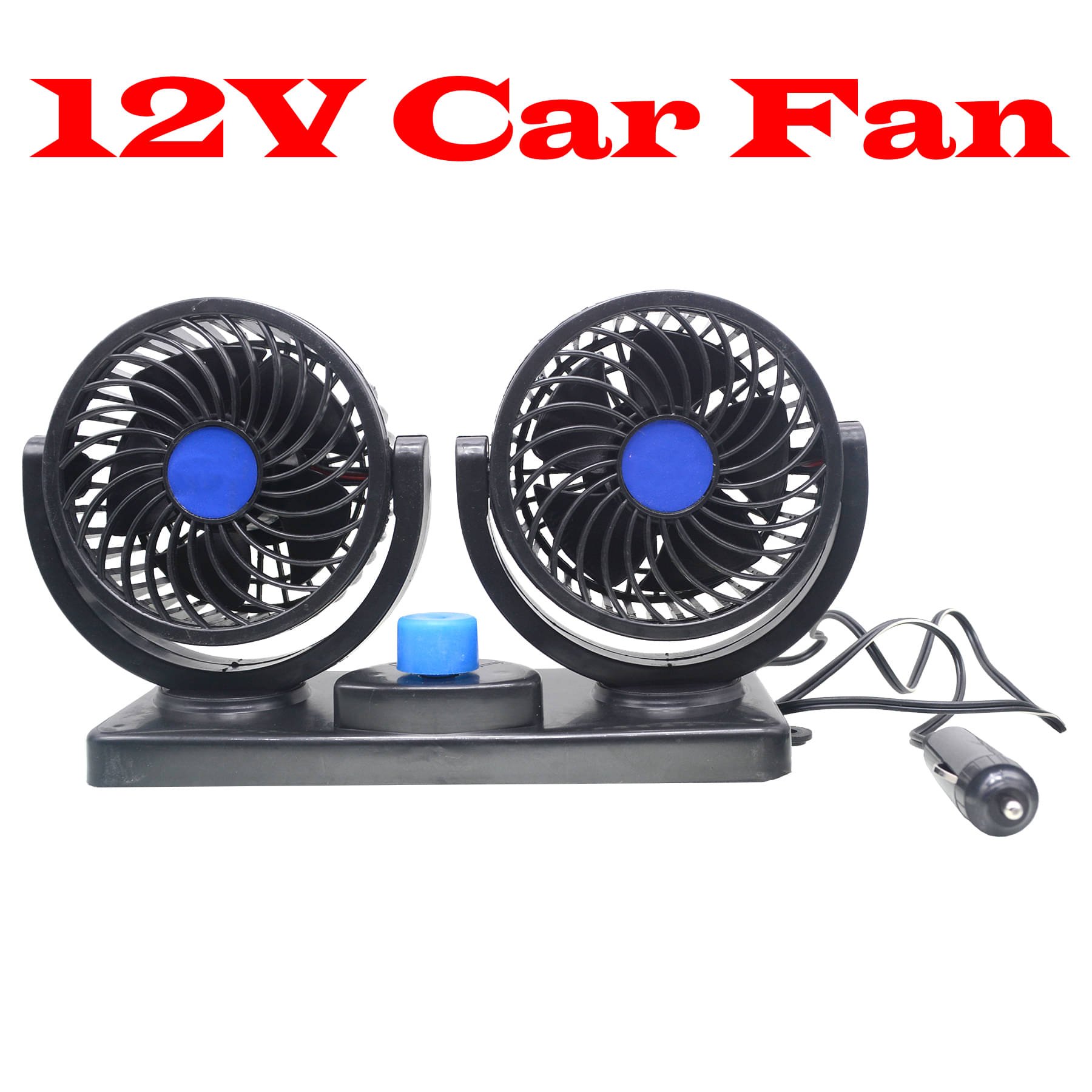     			360 Degree Rotatable 12V Car Fan