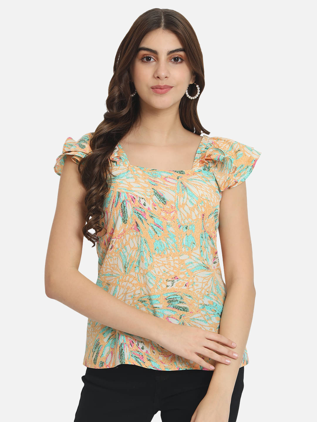 ALL WAYS YOU Women's Crepe Regular Top ( Multicolor ) ALL WAYS YOU Women's Crepe Regular Top ( Multicolor )