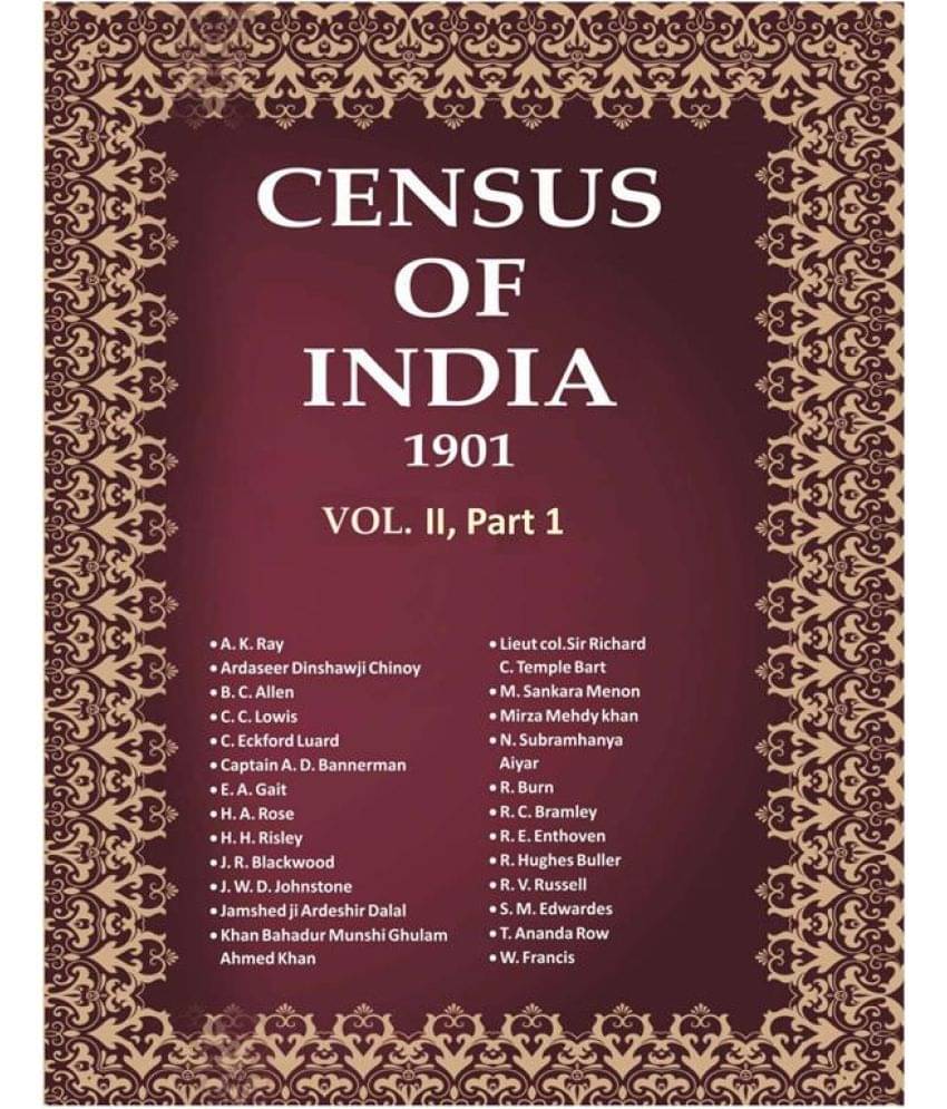     			Census of India 1901: Ajmer-Merwara - Report Volume Book 5 Vol. II, Part 1 [Hardcover]
