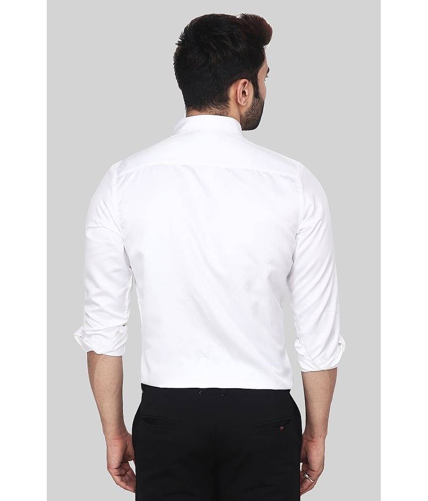 Comey Satin Slim Fit Solids Full Sleeves Men's Casual Shirt - Green ( Pack of 1 )