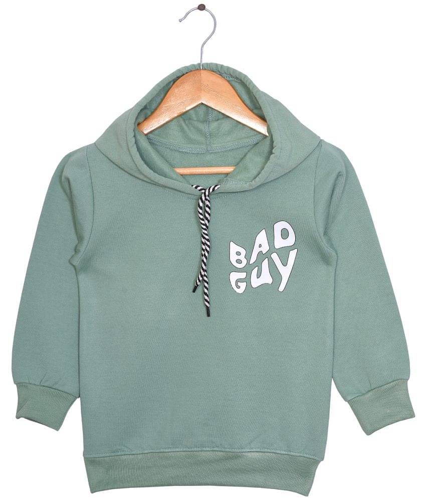     			Golu Molu Pack of 1 Boys Fleece Sweatshirt ( Green )