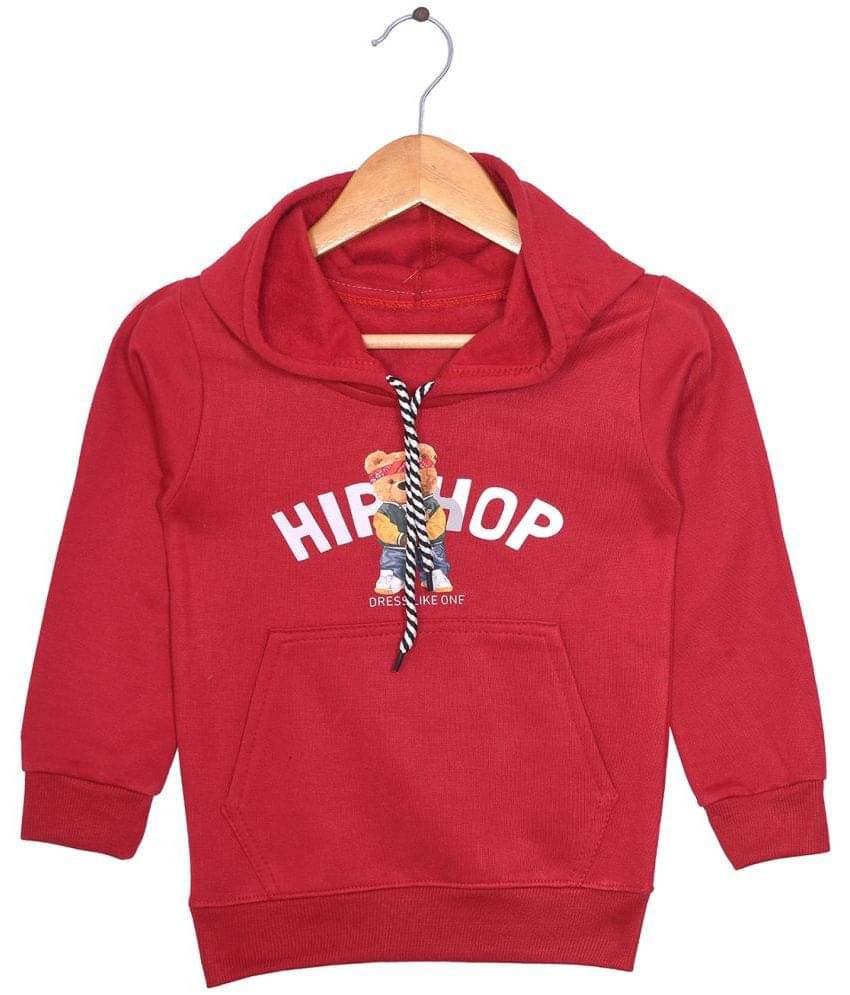     			Golu Molu Pack of 1 Boys Fleece Sweatshirt ( Red )