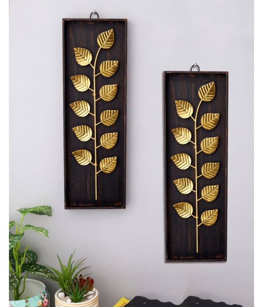     			Iron Rectangular Decorative Plate Multi - Pack of 1