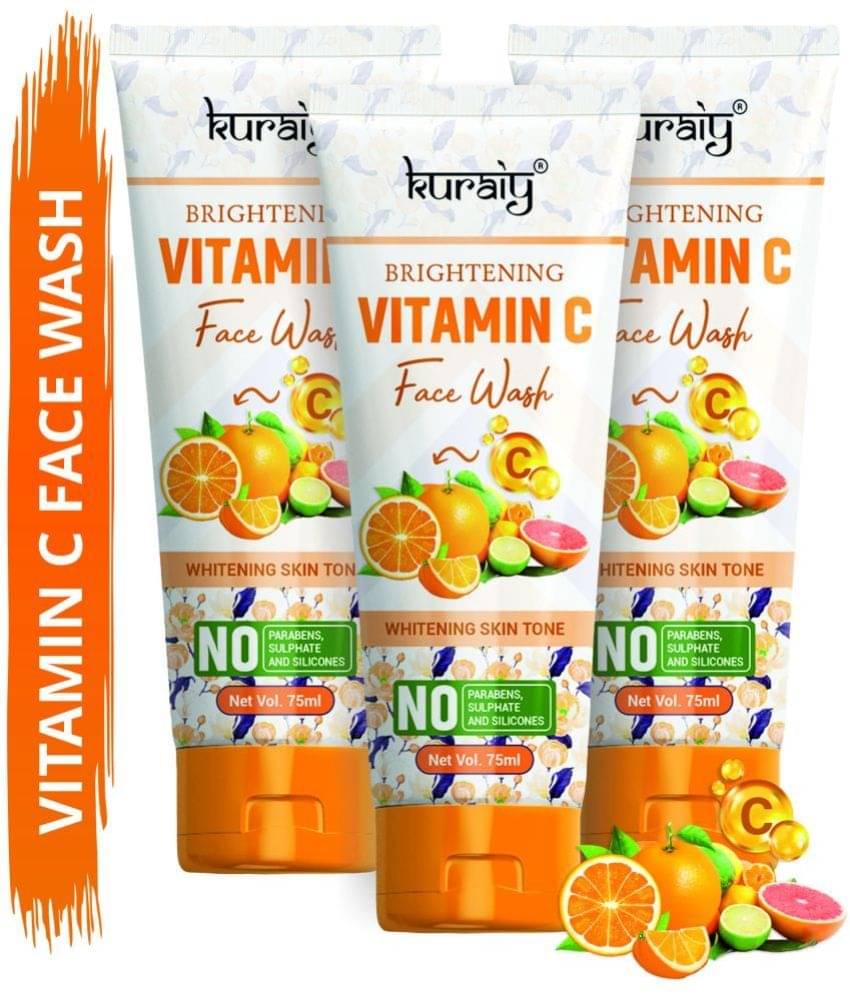 KURAIY Face Wash Soothing Clear Calming Facial Cleanser 75 ml pack of 3 KURAIY Face Wash Soothing Clear Calming Facial Cleanser 75 ml pack of 3