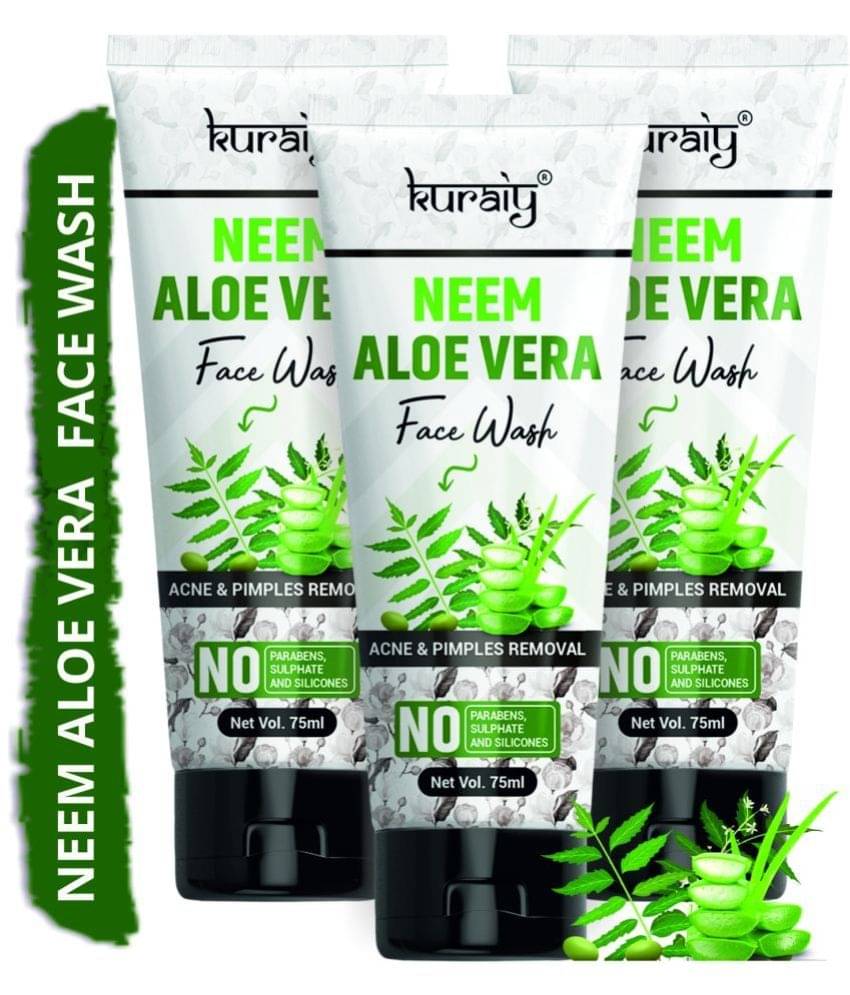 KURAIY Face Wash Cream With Natural Deep Moisturizing Face wash Tube pack of 3 KURAIY Face Wash Cream With Natural Deep Moisturizing Face wash Tube pack of 3