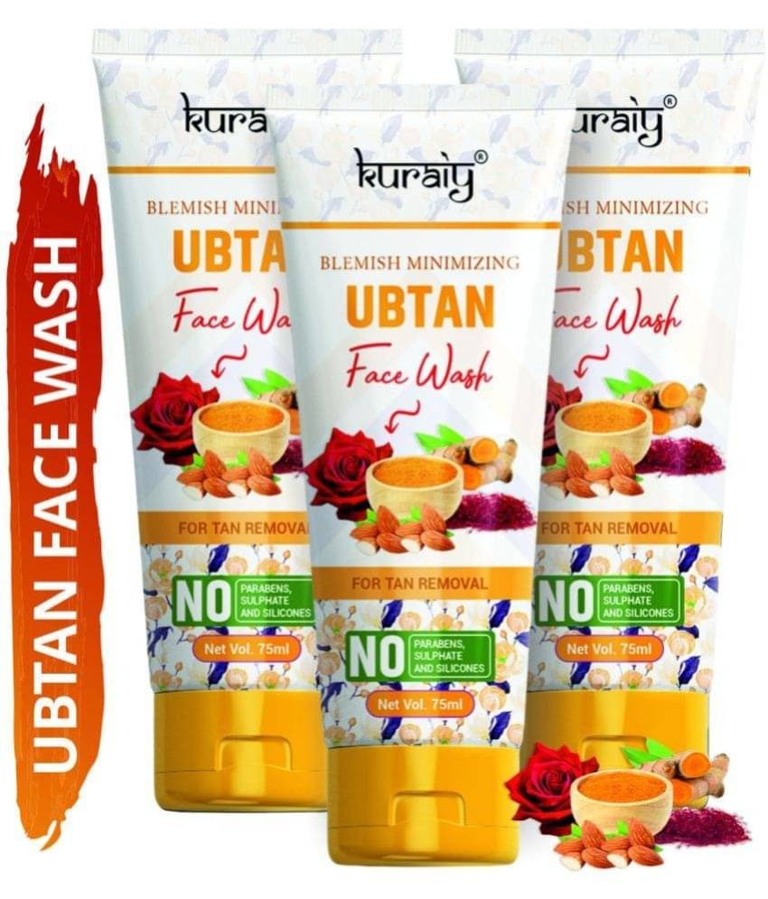     			KURAIY Brightening Face Wash For Dry Skin Oily Skin Combination Moisturizing pack of 3