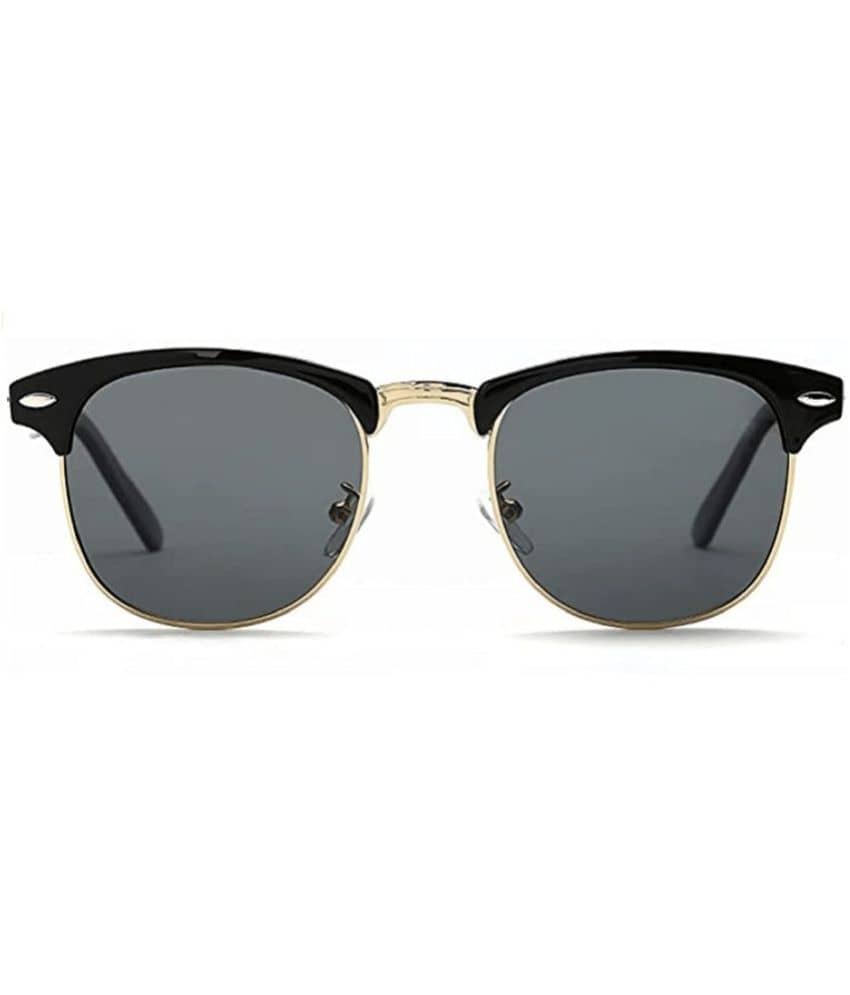 Kanny Devis Black Oval Sunglasses ( Pack of 1 ) - Sunglasses | Buy online on ZillyBuy