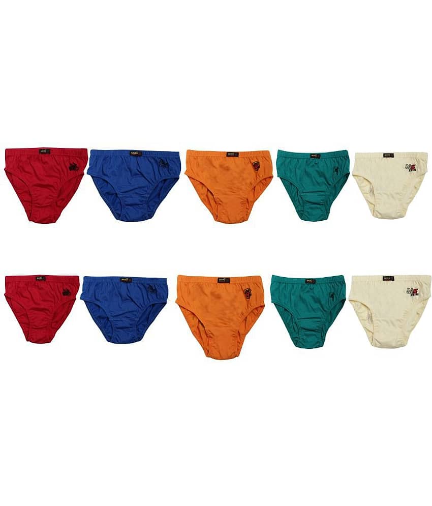 Kids Care Pack of 10 Boys Cotton Briefs ( Multi Color ) - Nightwear & Loungewear | Buy online on ZillyBuy